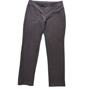 Eileen Fisher Pants Women S Brown Stretch Crepe Slim Ankle Capsule Wardrobe